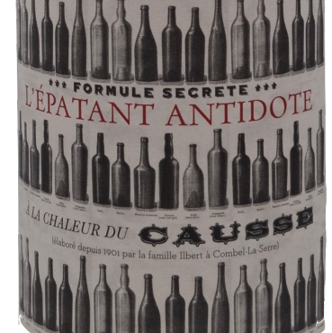 Antidote à la chaleur 2017 - étiquette - Domaine Combel la Serre