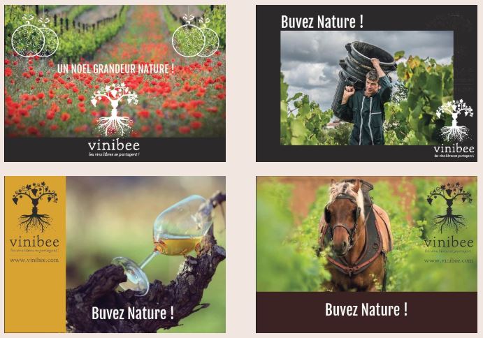 Nos cartes cadeaux - vin bio et vin naturel - Vinibee