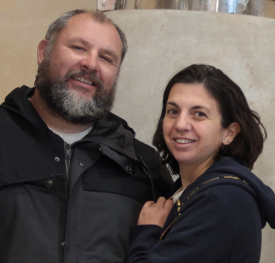 Marie-Astrid et Nicolas Bourget domaine Myrsini