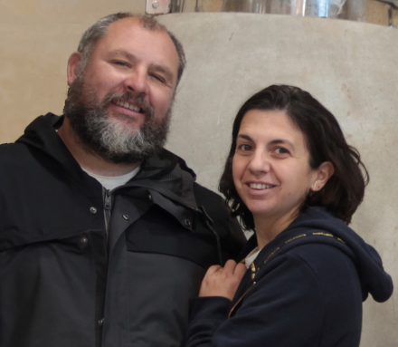 Marie-Astrid et Nicolas Bourget domaine Myrsini